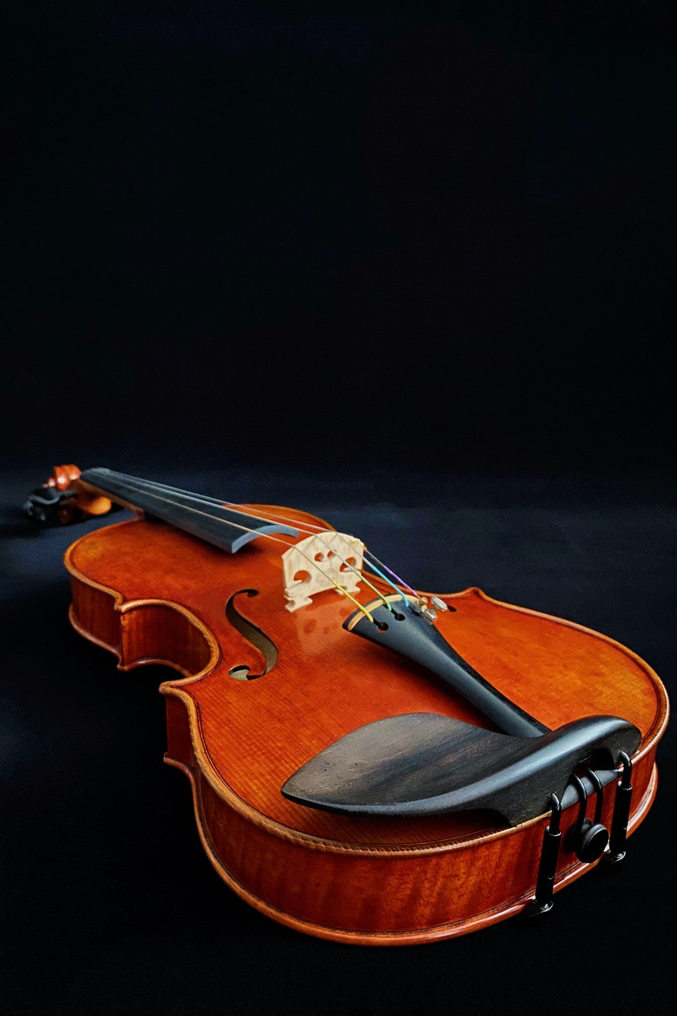 OurViolin V90 series 1715 Cremona examination solo Brown and black violin pure handmade natural wood suitable for all ages