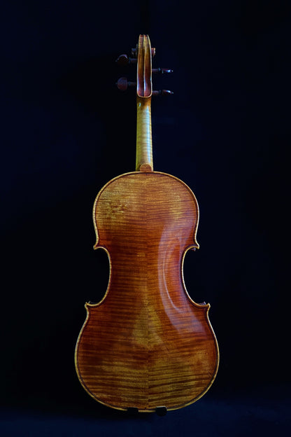 OurViolin V80 series 1743 Cannon handmade golden brown violin pure handmade solid wood suitable for all ages