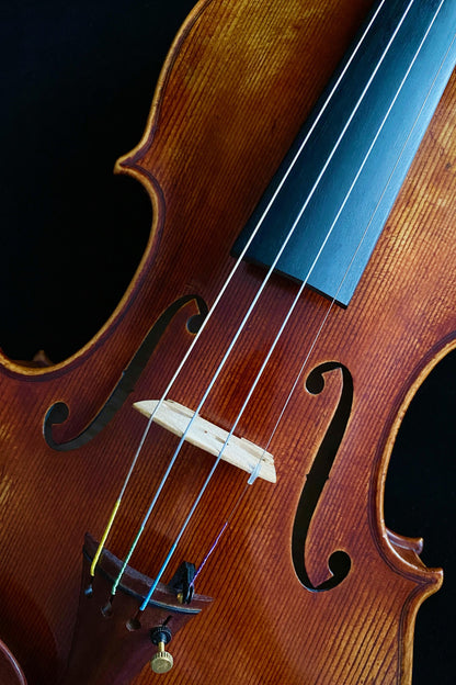 OurViolin V80 series 1743 Cannon handmade golden brown violin pure handmade solid wood suitable for all ages