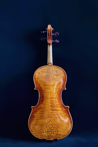 OurViolin V90 series 1620 Magini handmade Reddish brown violin Adult and children entry-level professional examination