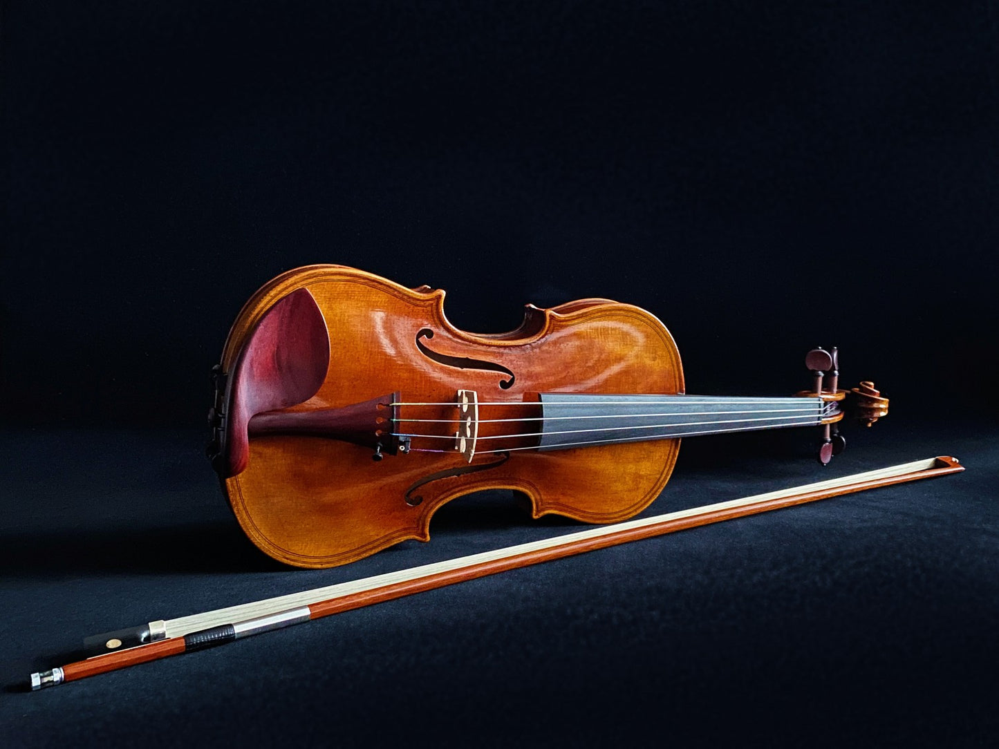 OurViolin V90 series 1620 Magini handmade Reddish brown violin Adult and children entry-level professional examination