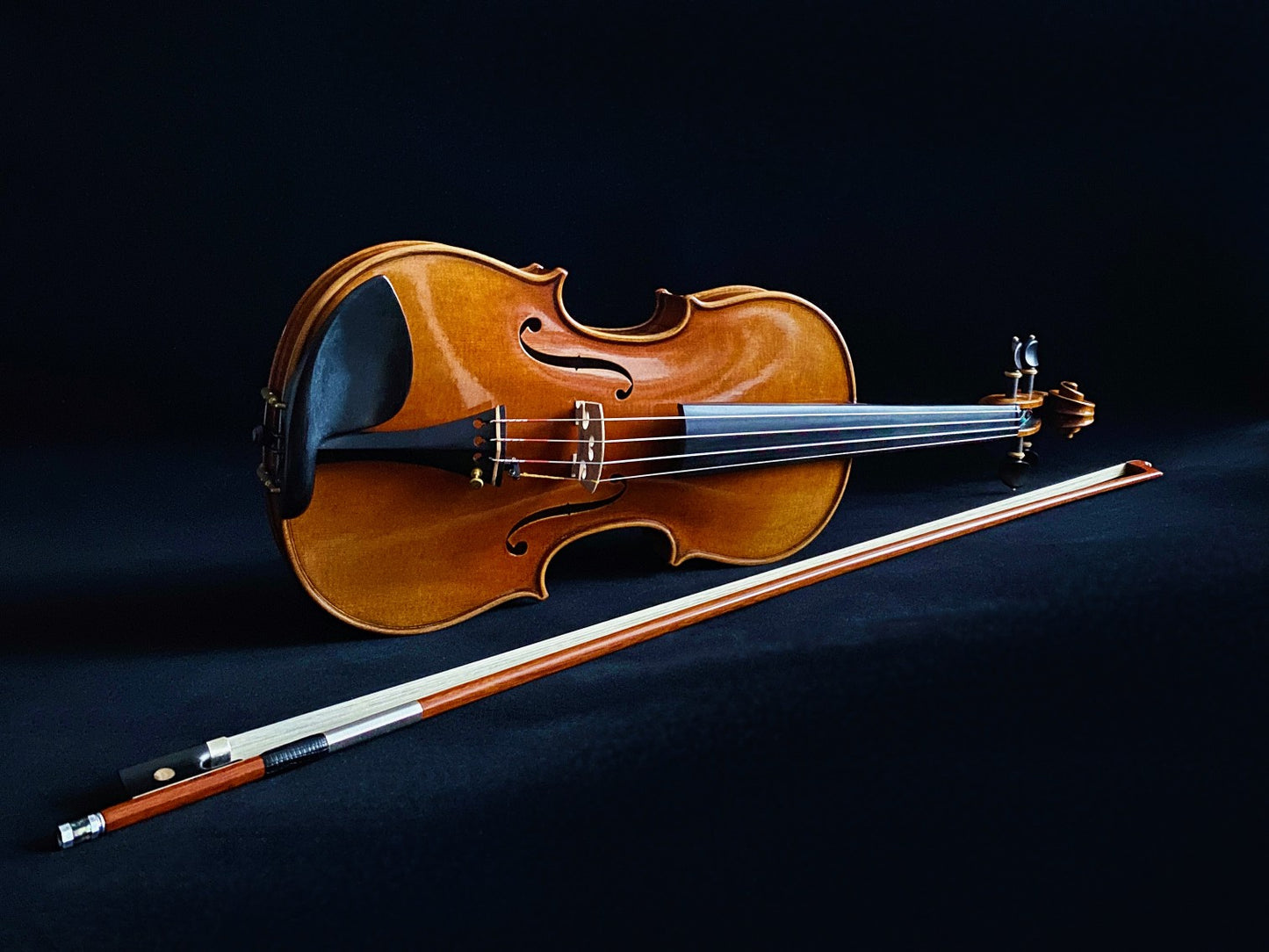 OV200 Handmade Solid Wood Violin Set Most Sizes For Beginner Examination and Advanced Players