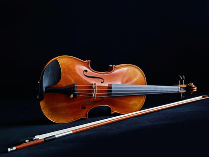 OurViolin OV700 series tiger pattern handmade solid wood violin quality examination orchestra professional musical instrument